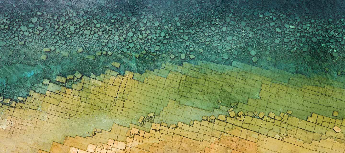 tiles submerged