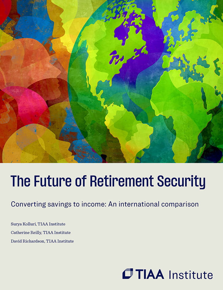 Conceptual image representing innovative solutions for future retirement security and financial stability.