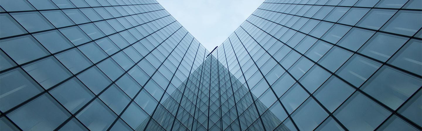 Glass buildings