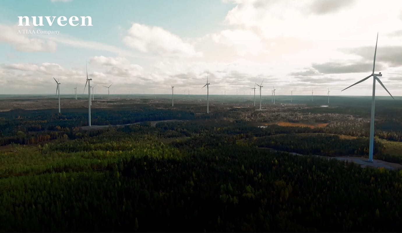Wind farm in Finland