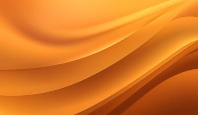 Abstract image featuring smooth, flowing curves in shades of orange and yellow, creating a warm and soothing wave-like pattern.