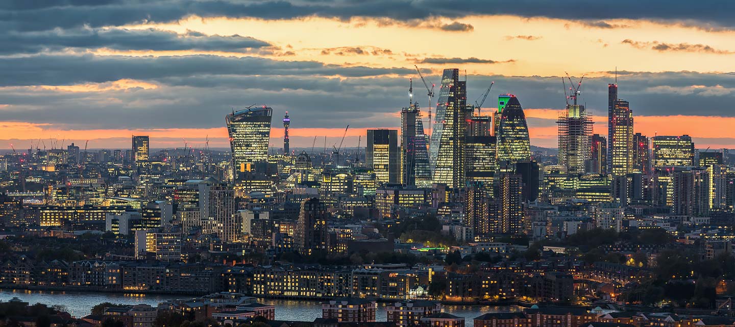 London city skyline