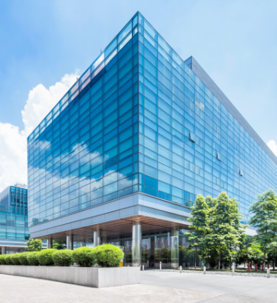 image of glass building