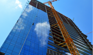 external tower crane