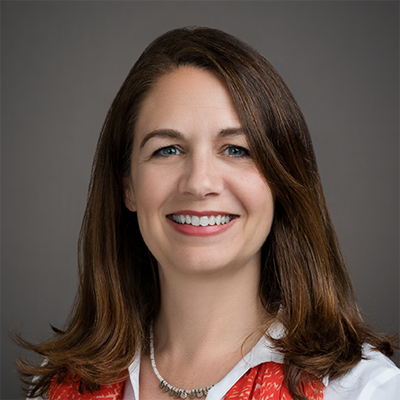 Person smiling for a portrait