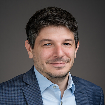 Person smiling for a portrait