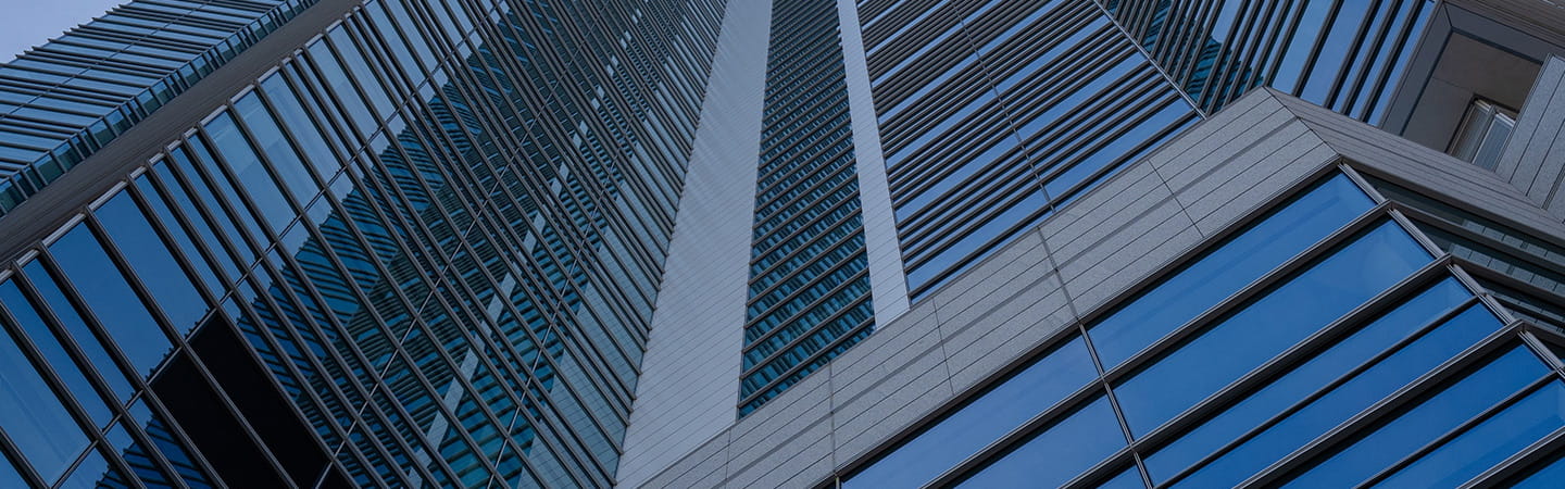 part of high-rise building